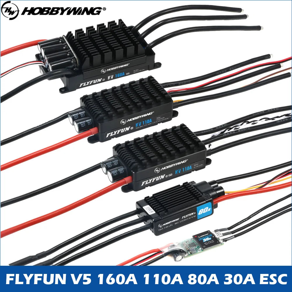 HOBBYWING FlyFun V5 Brushless ESC 30A-160A