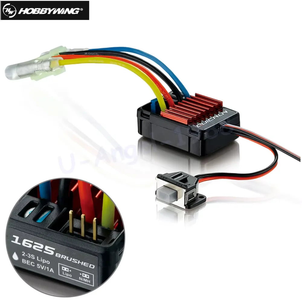 HOBBYWING QuicRun 1625 25A Brushed ESC