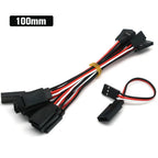 Servo Extension Cable 100-500mm - 10 Pack