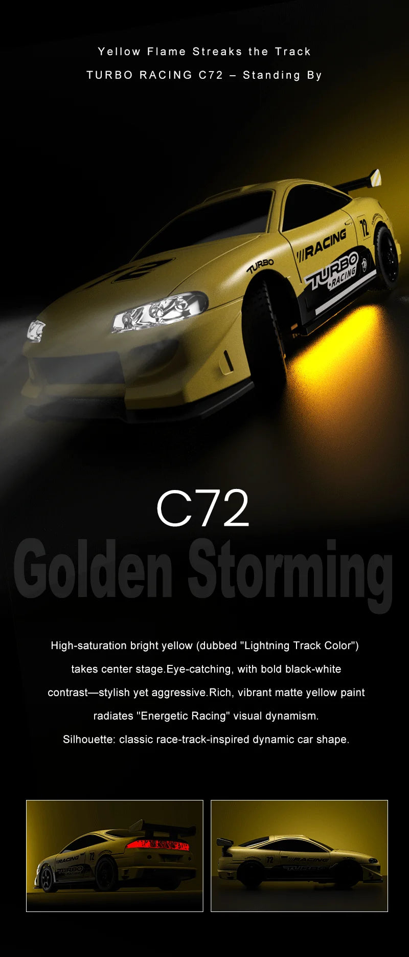 Turbo Racing C71 / C72 / C73 / C74 1:76 RTR RC Car Set