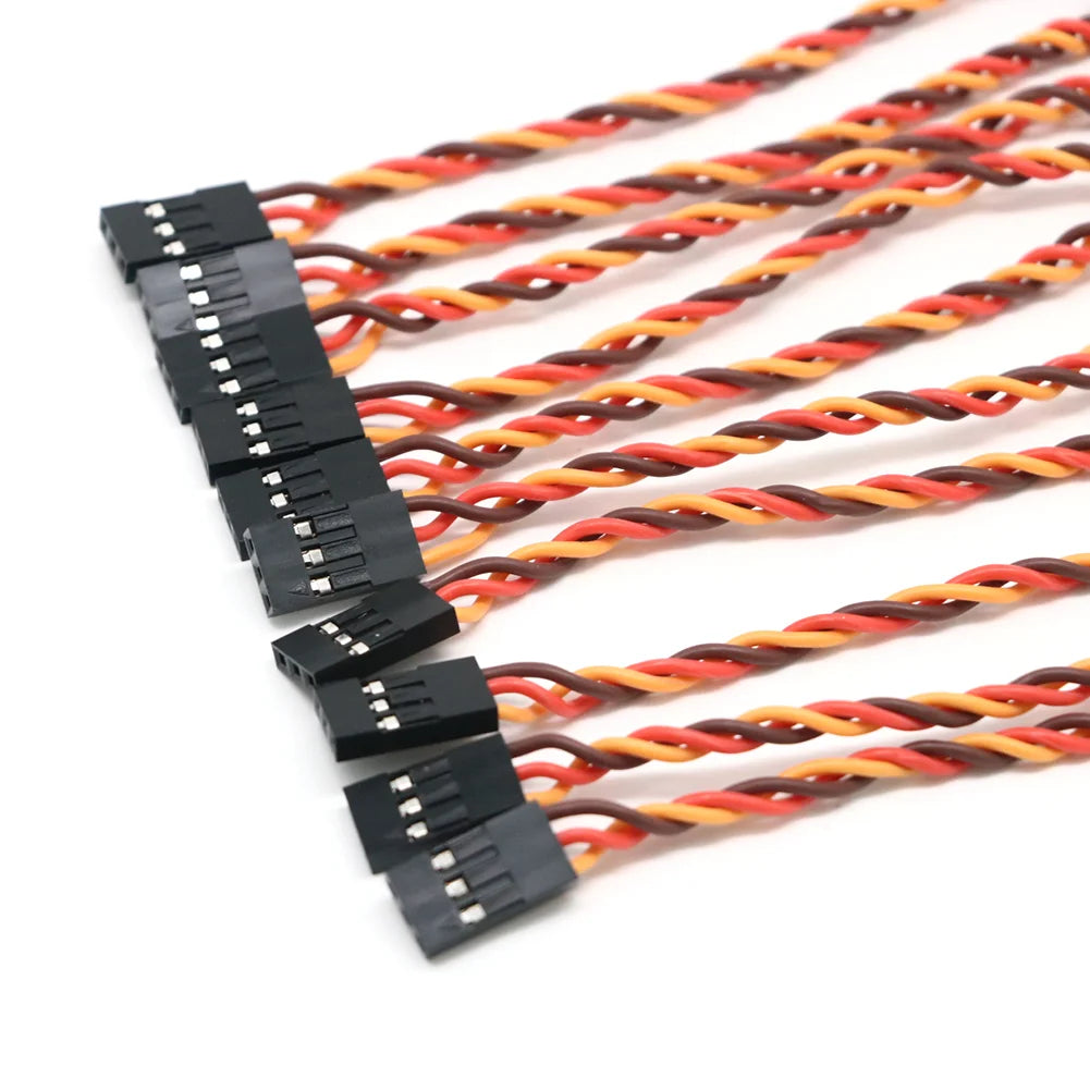 Servo Extension Cable 10-100cm - 10 Pack