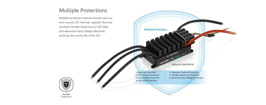 HOBBYWING FlyFun V5 Brushless ESC 30A-160A