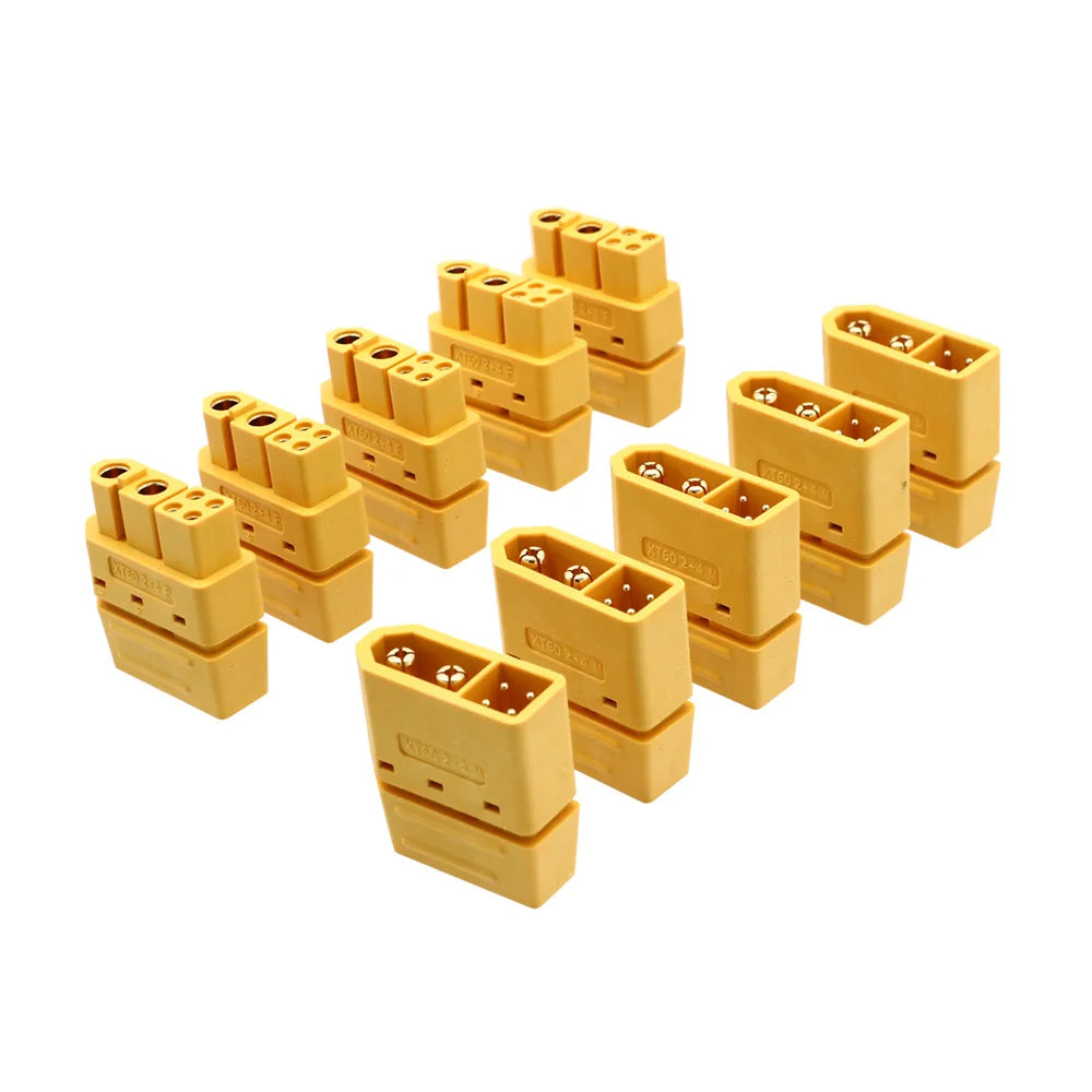 Amass XT60 Signal Pin Connectors - 5 Pair