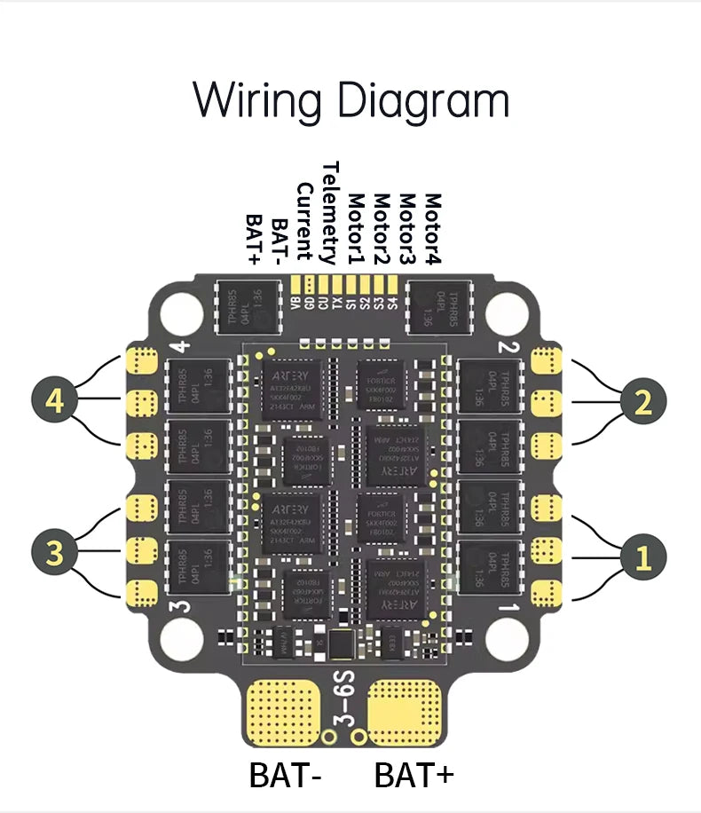 Aocoda-RC F460 V4 F405 60A FC & ESC Stack