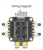 Aocoda-RC F460 V4 F405 60A FC & ESC Stack