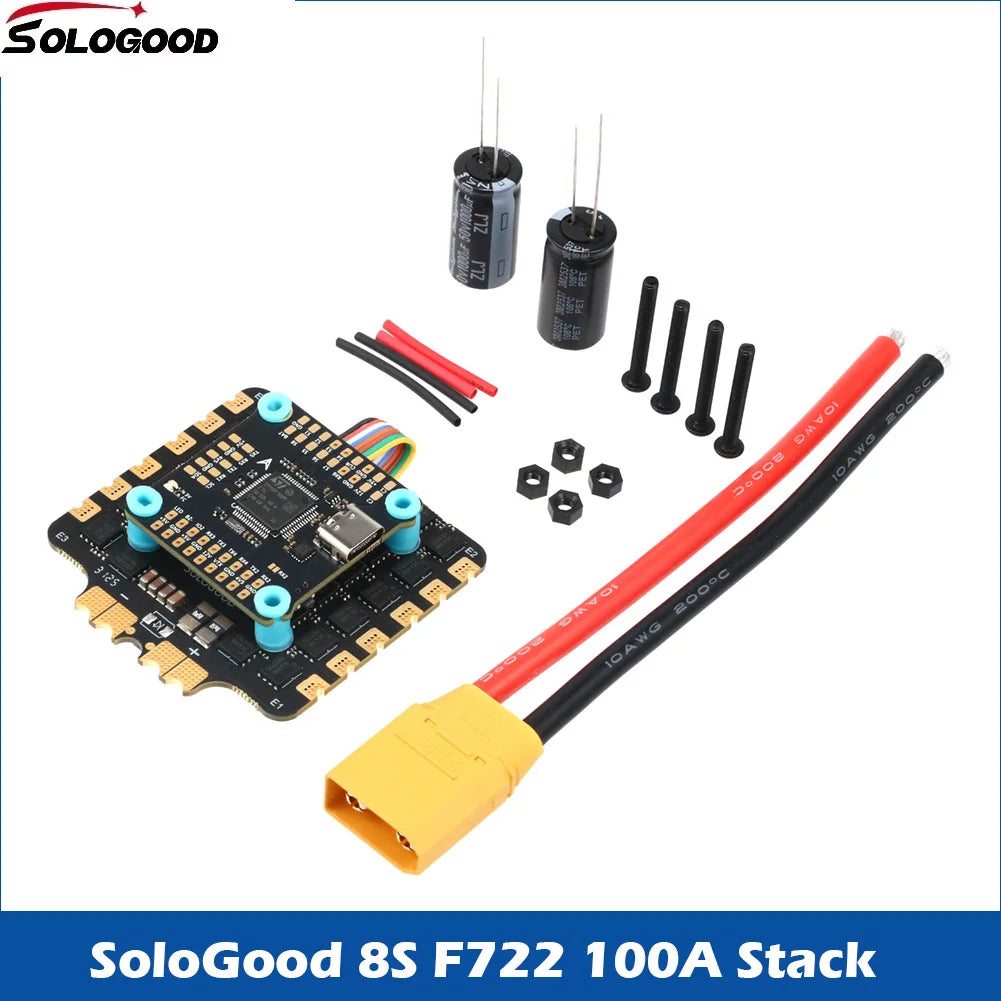 SoloGood F722 100A 8S FC & ESC Stack