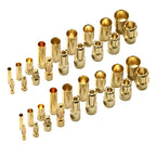 Gold Bullet Connectors 2.0-8.0mm - 10 Pair