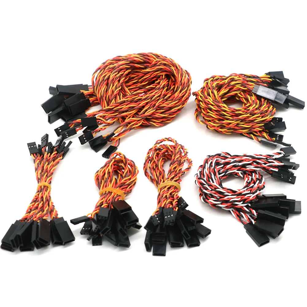 Servo Extension Cable 10-100cm - 10 Pack