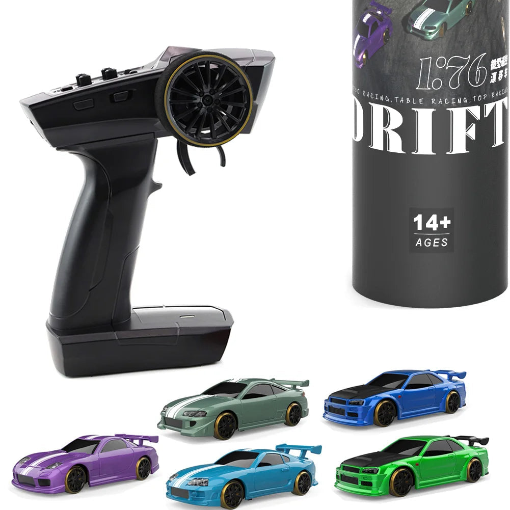 Turbo Racing C61 / C62 / C63 / C64 1:76 RTR RC Car with Drift Track