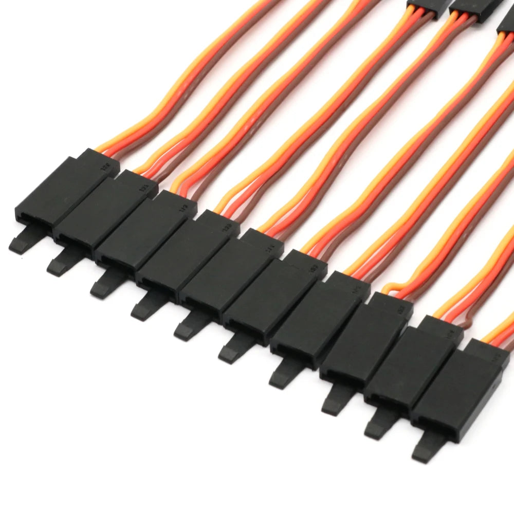 Servo Extension Cable 100-1000mm - 10 Pack
