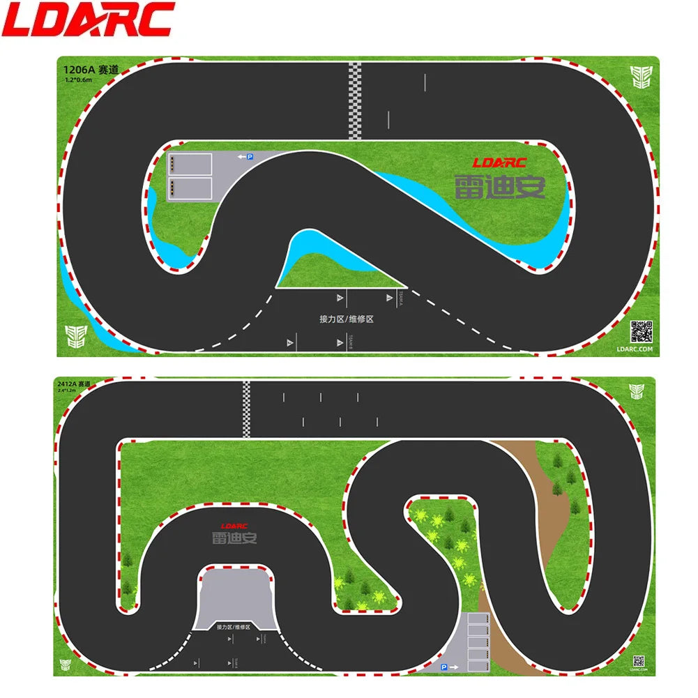 LDARC Mini RC Car Race Track Mat