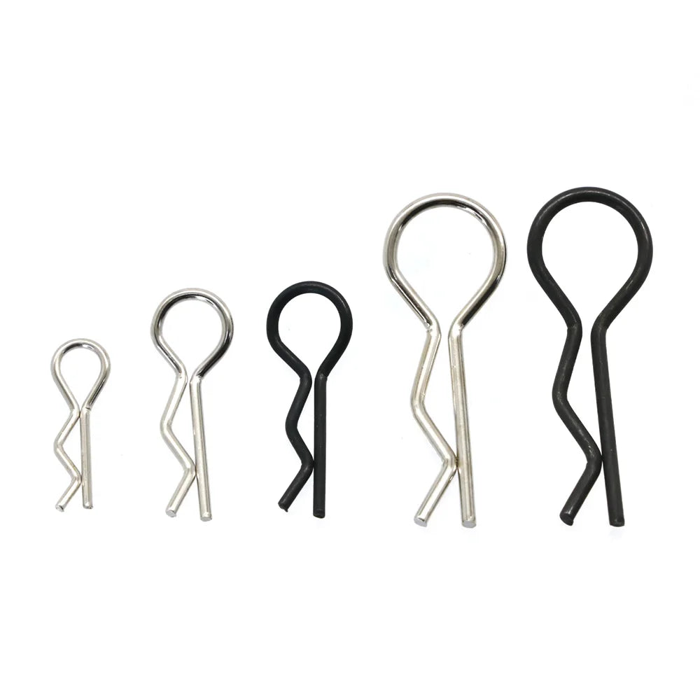 RC Car Body Clips - 100 Pack