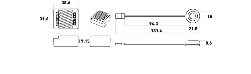 ISDT ESC70 / ESC90 70A/90A Waterproof ESC