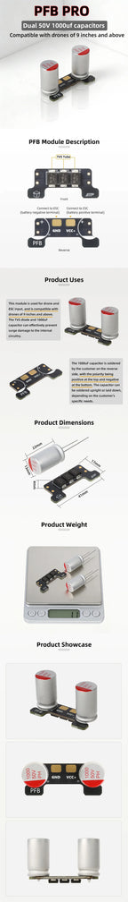 RUSHFPV PFB PRO Power Filter Board