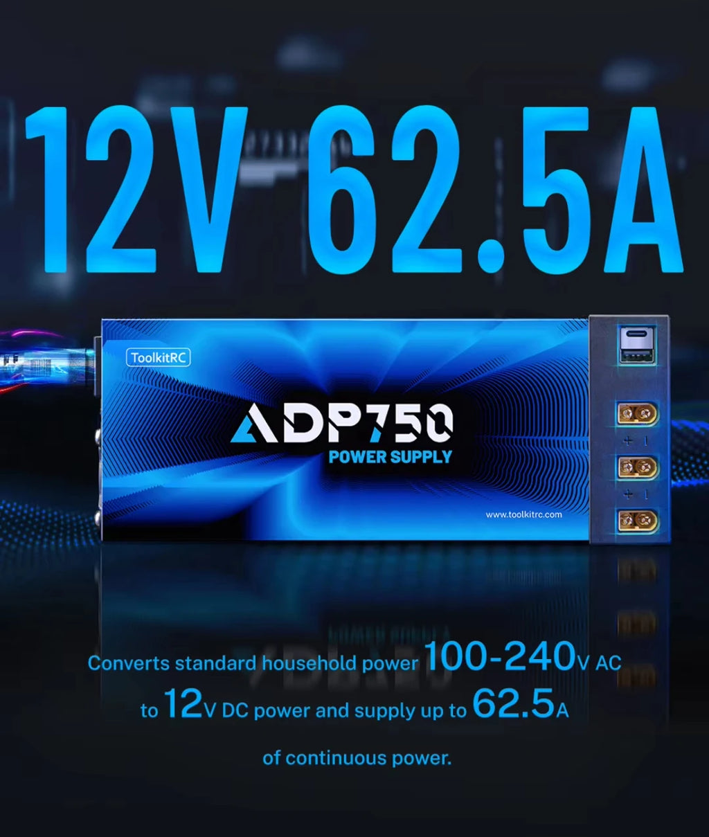 ToolkitRC ADP750 750W Power Supply Adapter