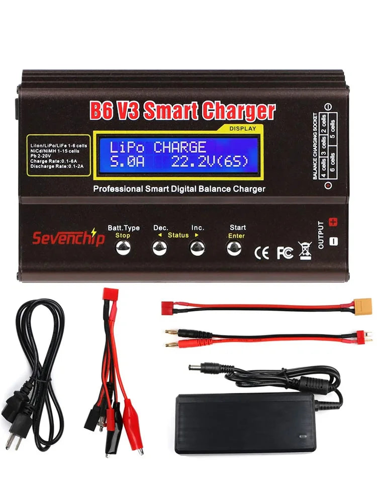 iMAX B6 V3 80W 6A Balance Charger