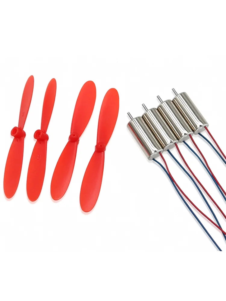4pcs 716 3.7V 50000RPM Coreless Motors with Optional 55mm Propellers
