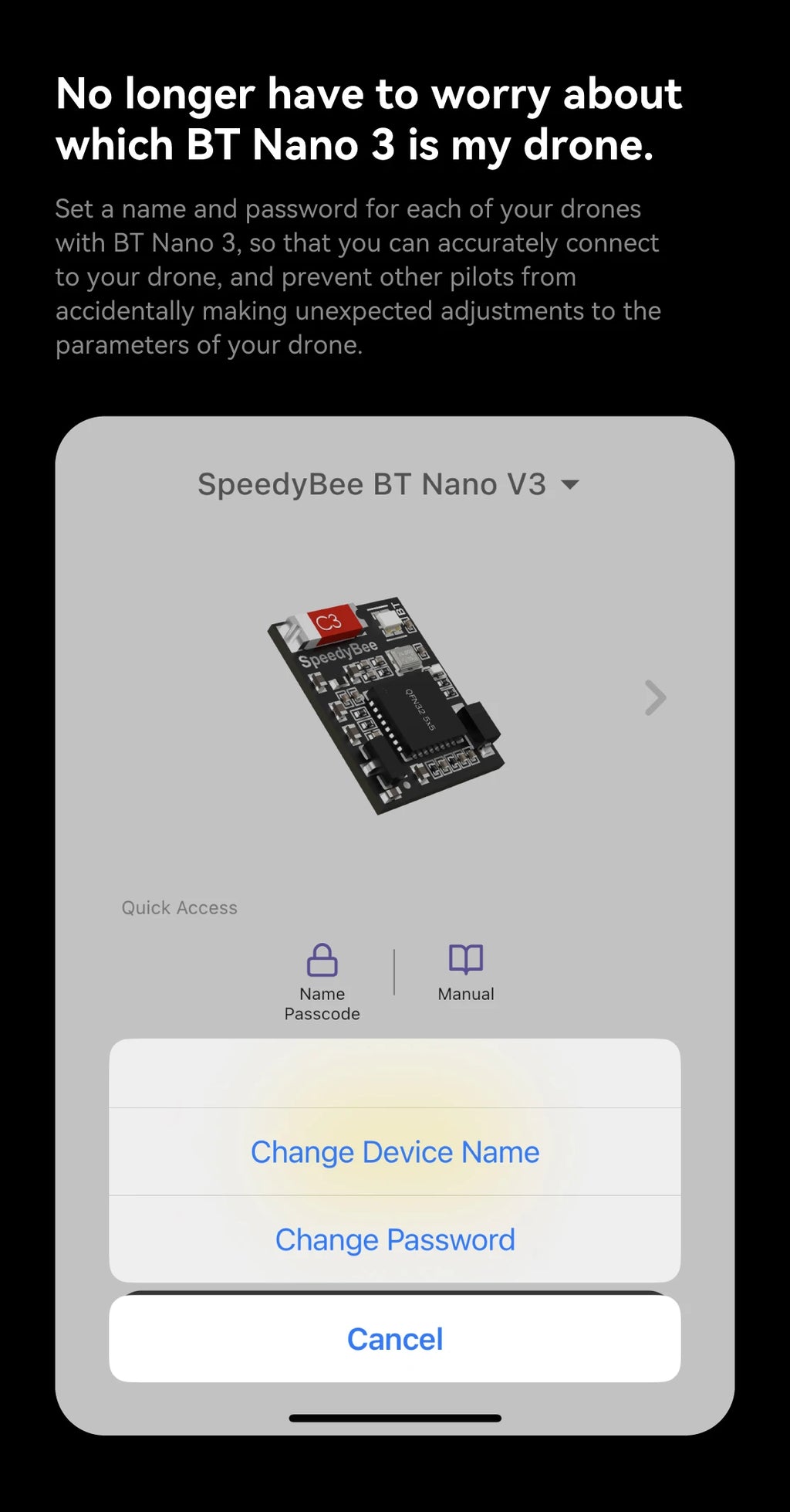 SpeedyBee BT Nano 3 Bluetooth Tuning Module