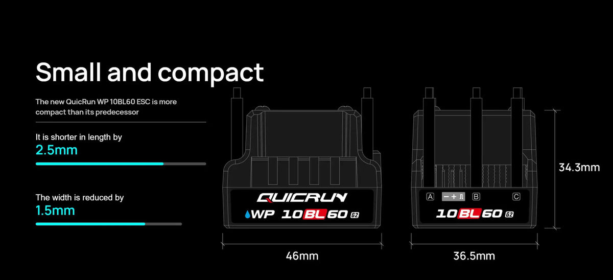 HOBBYWING QuicRun WP 10BL60 60A ESC