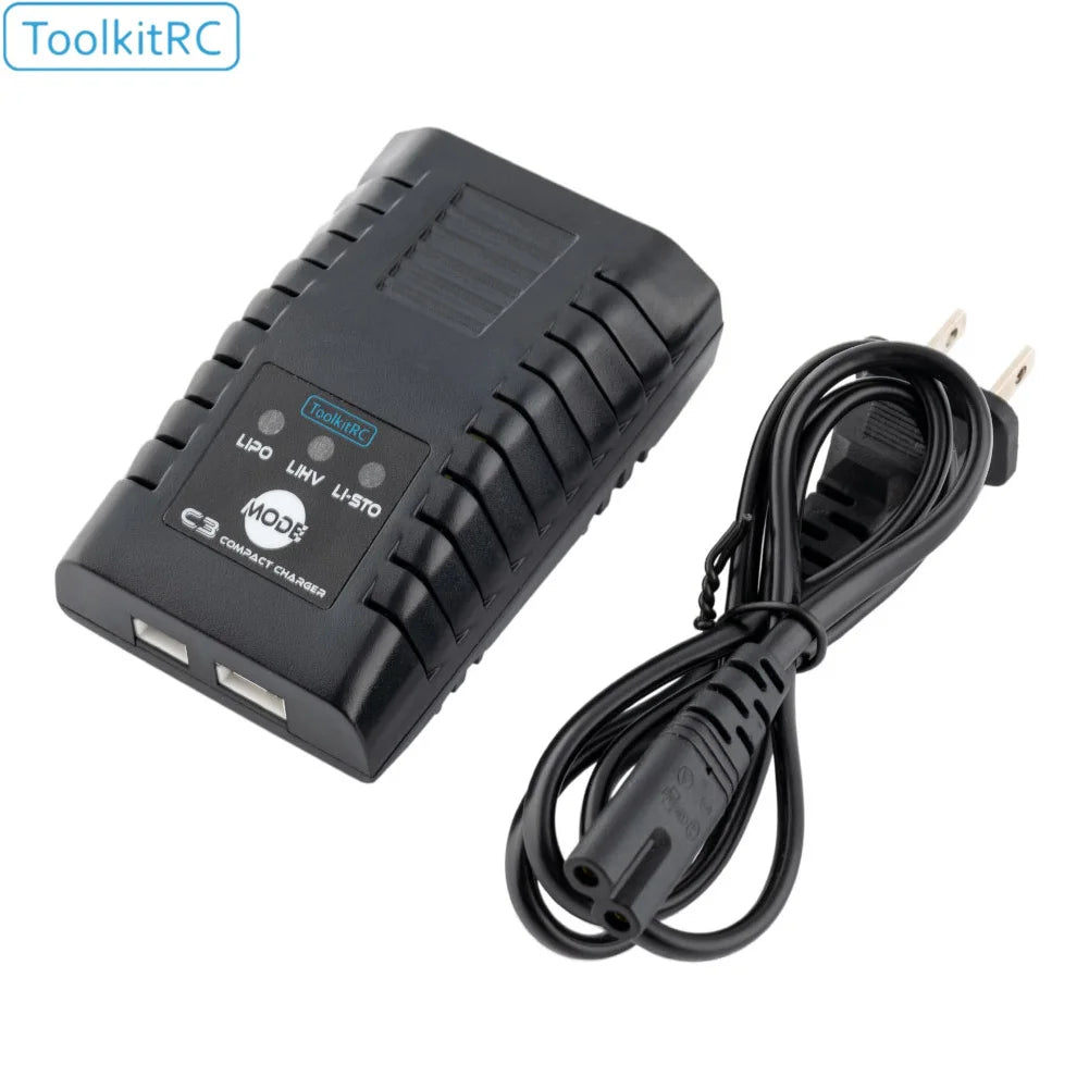 ToolkitRC C3 2-3S LiPo/LiHV AC Balance Charger
