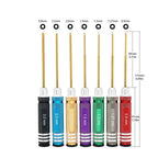 7-Piece Precision Hex Screwdriver Set