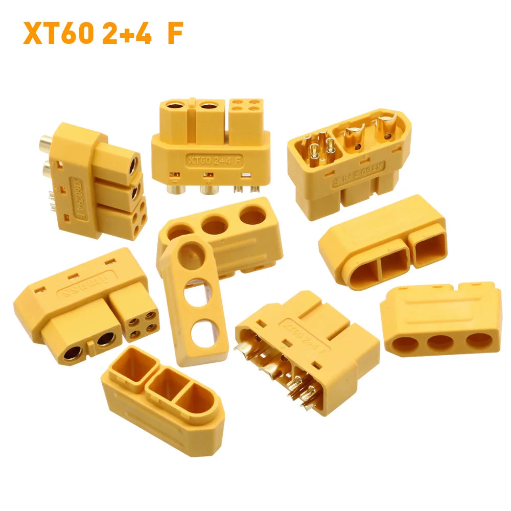 Amass XT60 Signal Pin Connectors - 5 Pair