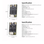 HGLRC GEMINI 2.4GHz / 915MHz ExpressLRS Receiver