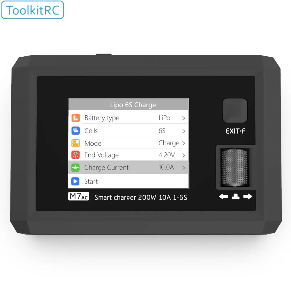 ToolkitRC M7AC 100W AC / 300W DC Smart Charger