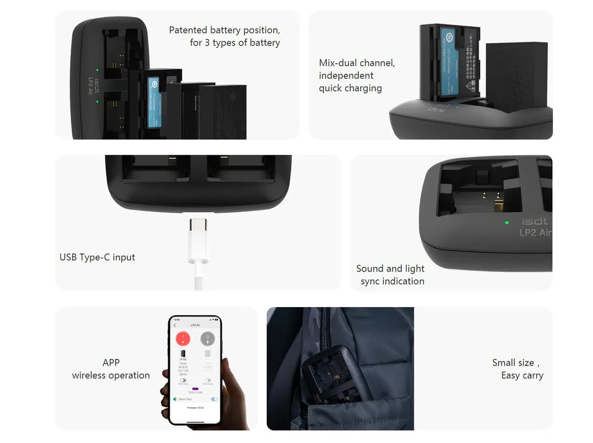 ISDT LP2 Air Dual-Channel Battery Charger
