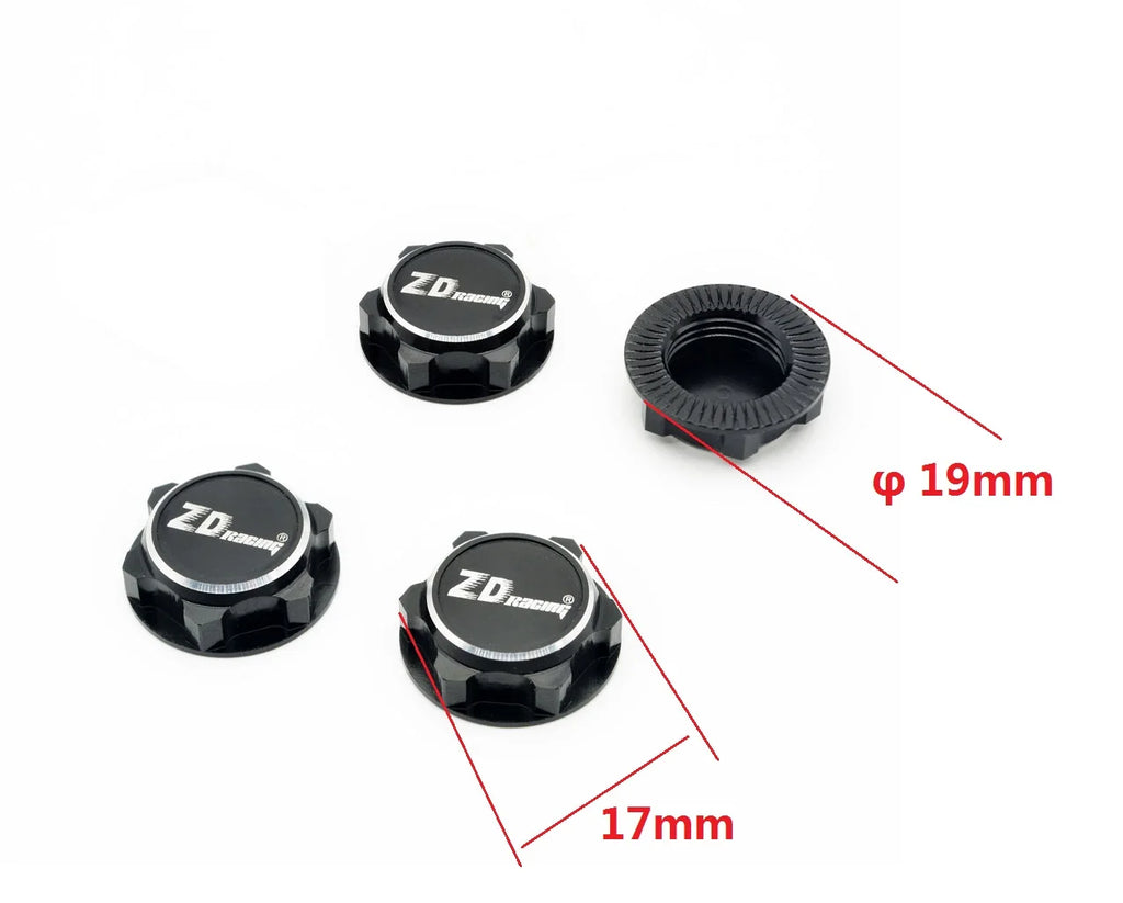 17mm RC Car Wheel Nuts - 4 Pack