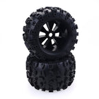 1/8 RC Truck Tires & Wheels - 4 Pack