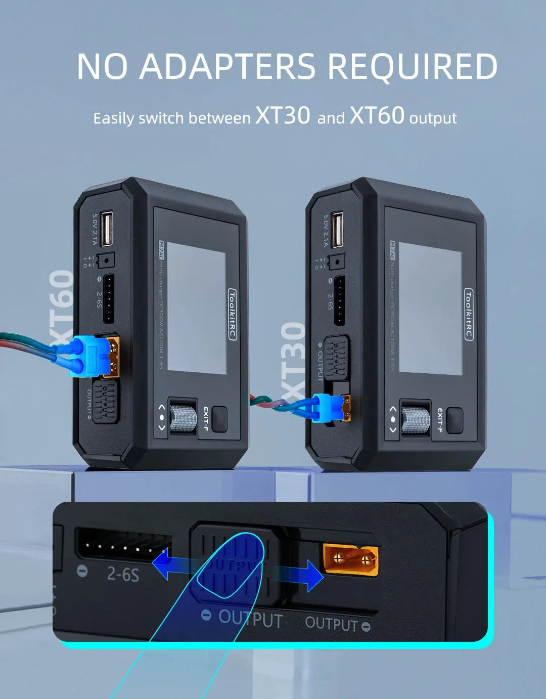 ToolkitRC M7AC 100W AC / 300W DC Smart Charger