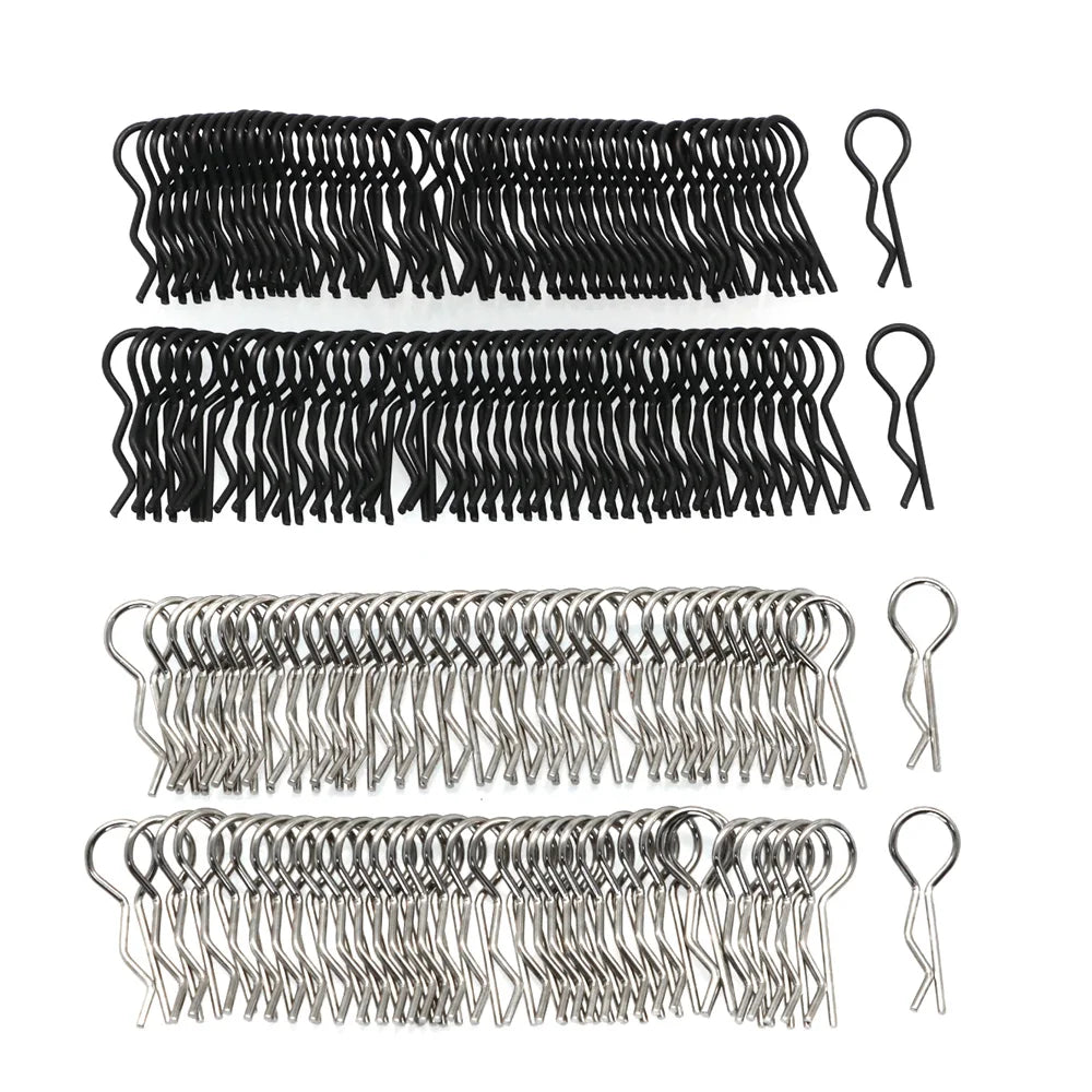 RC Car Body Clips - 100 Pack