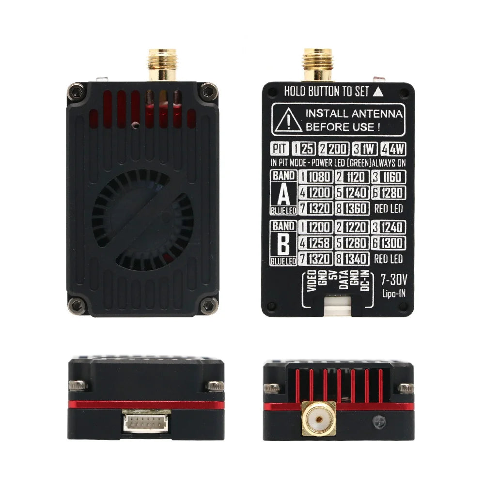RUSHFPV 1.2/1.3GHz 4W V2 FPV VTX