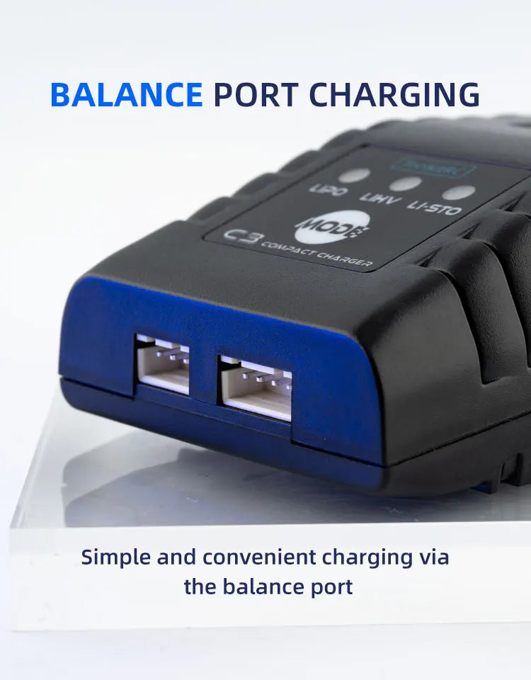 ToolkitRC C3 2-3S LiPo/LiHV AC Balance Charger