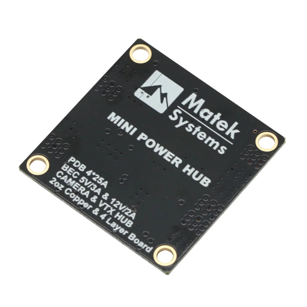 Matek Systems Mini Power Hub PDB with 5V/12V BEC