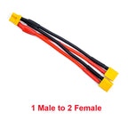 XT30 Parallel Y Cable 18AWG 10cm