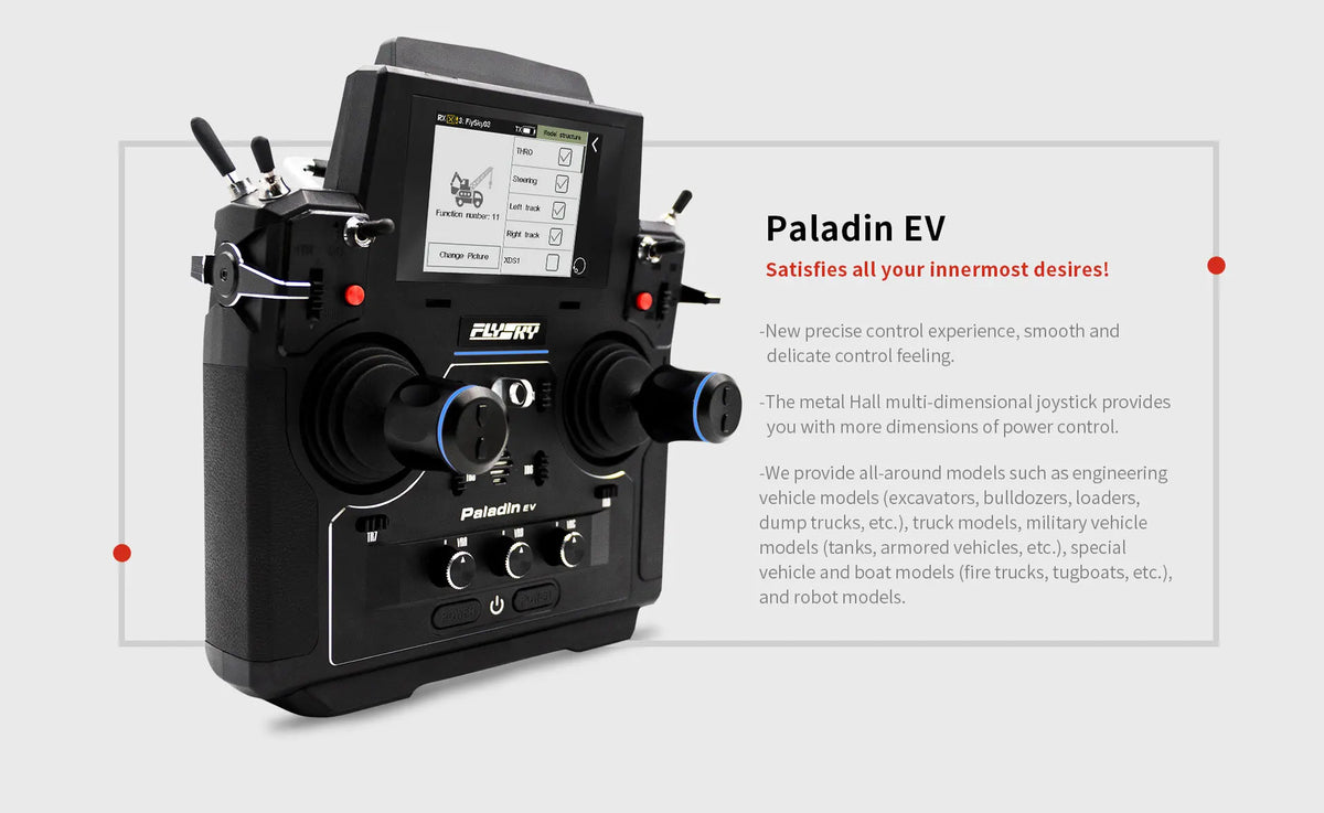 FlySky PL18 EV Paladin 2.4GHz 18CH Radio Transmitter