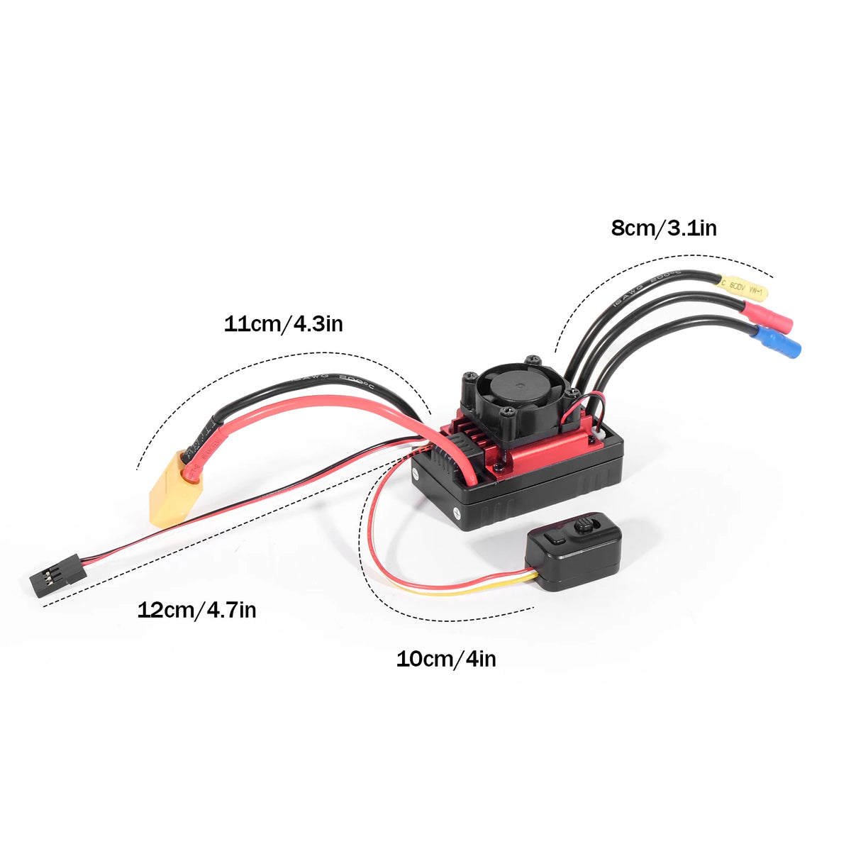 AneegFPV HG 35A / 60A / 80A Waterproof Brushless ESC