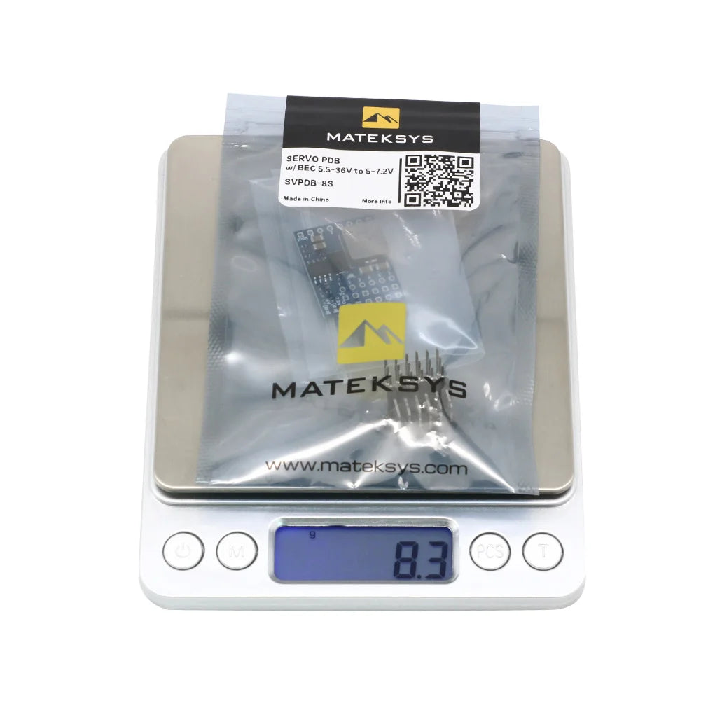 Matek Systems SVPDB-8S Servo Power Distribution Board
