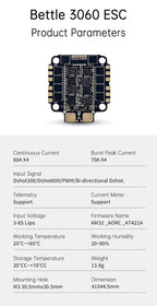 Aocoda-RC F460 V4 F405 60A FC & ESC Stack