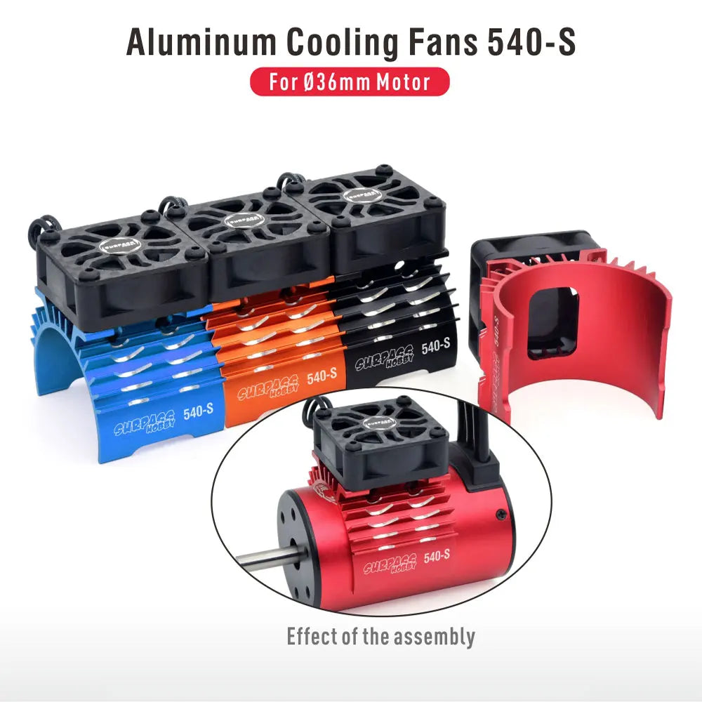 SURPASS HOBBY 36mm Dual Motor Cooling Fan