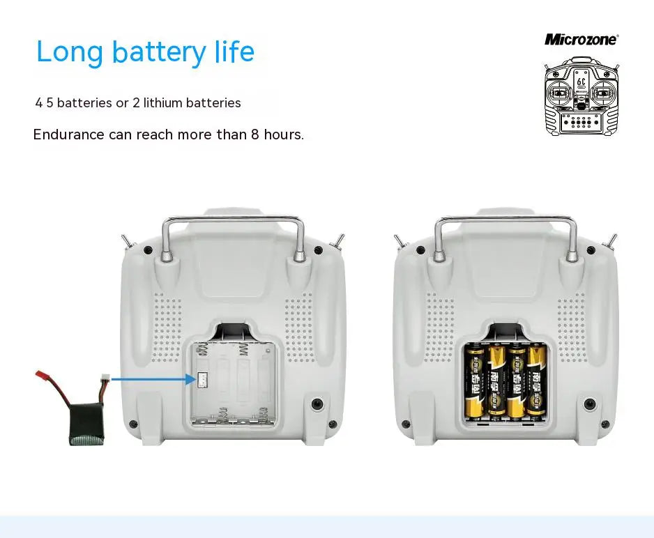 Microzone MC6C Mini V2 2.4GHz 6CH Radio Transmitter