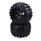 4pcs 1/8 RC Truck Tires & Wheels - 17mm Hex
