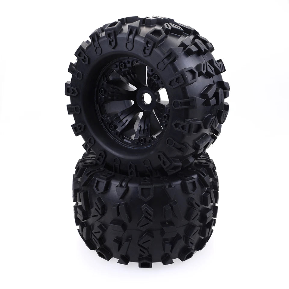 4pcs 1/8 RC Truck Tires & Wheels - 17mm Hex