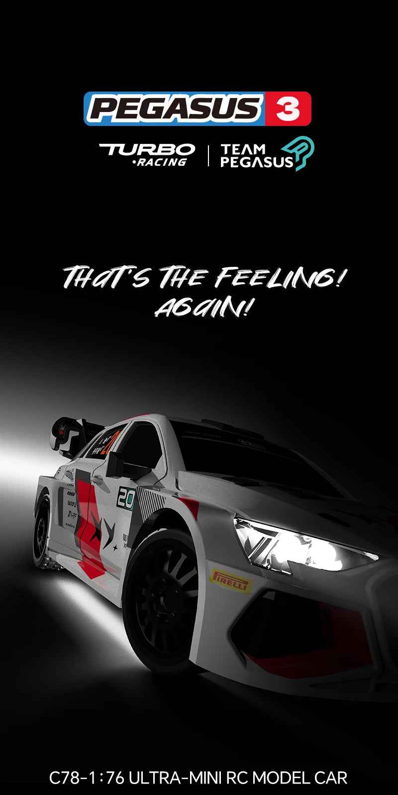 Turbo Racing C78 1:76 RTR RC Car