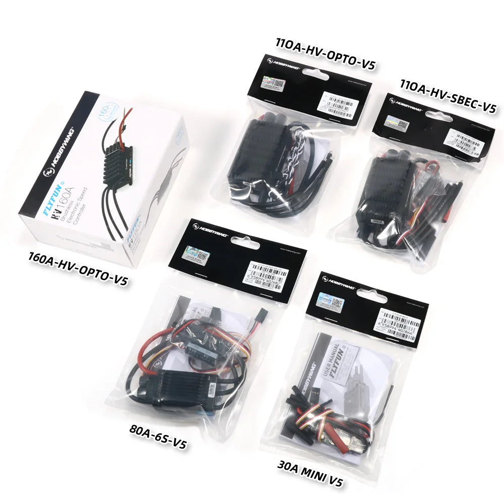 HOBBYWING FlyFun V5 Brushless ESC 30A-160A