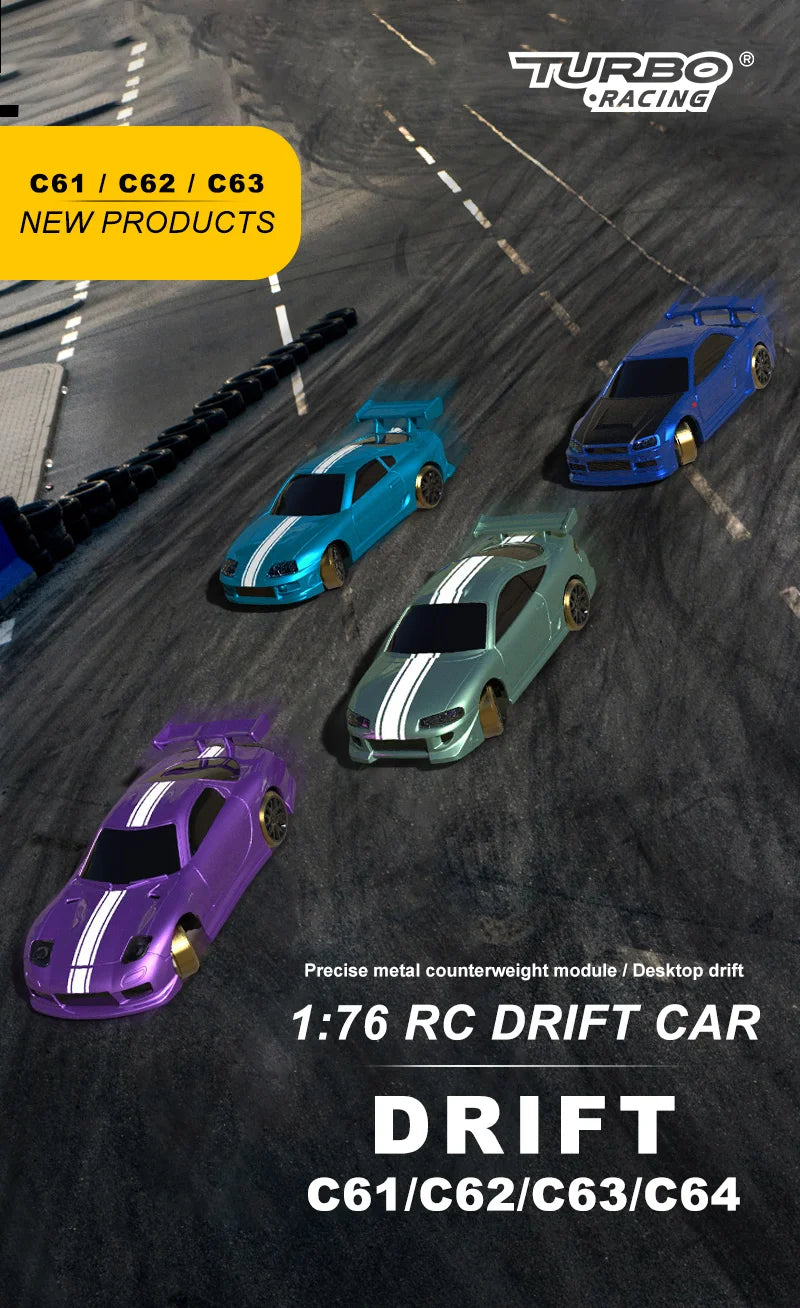 Turbo Racing C61 / C62 / C63 / C64 1:76 RTR RC Car