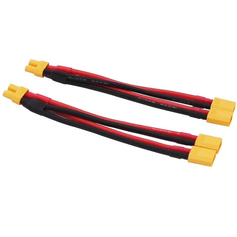 XT30 Parallel Y Cable 18AWG 10cm