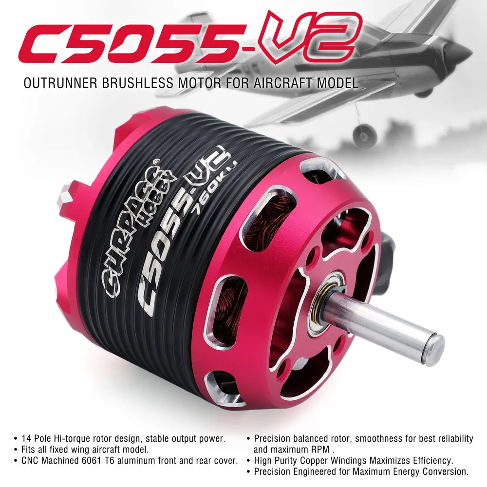 SURPASS HOBBY C5045/C5055/C5065 V2 Brushless Motor & ESC